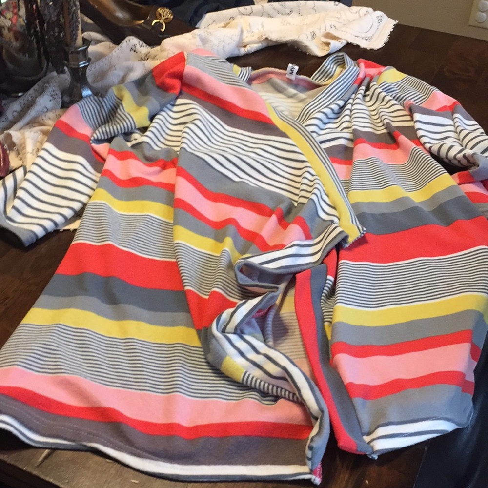 Multi colored cardigan